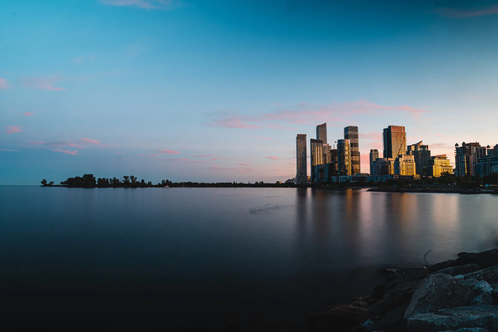 A generic depiction of the city