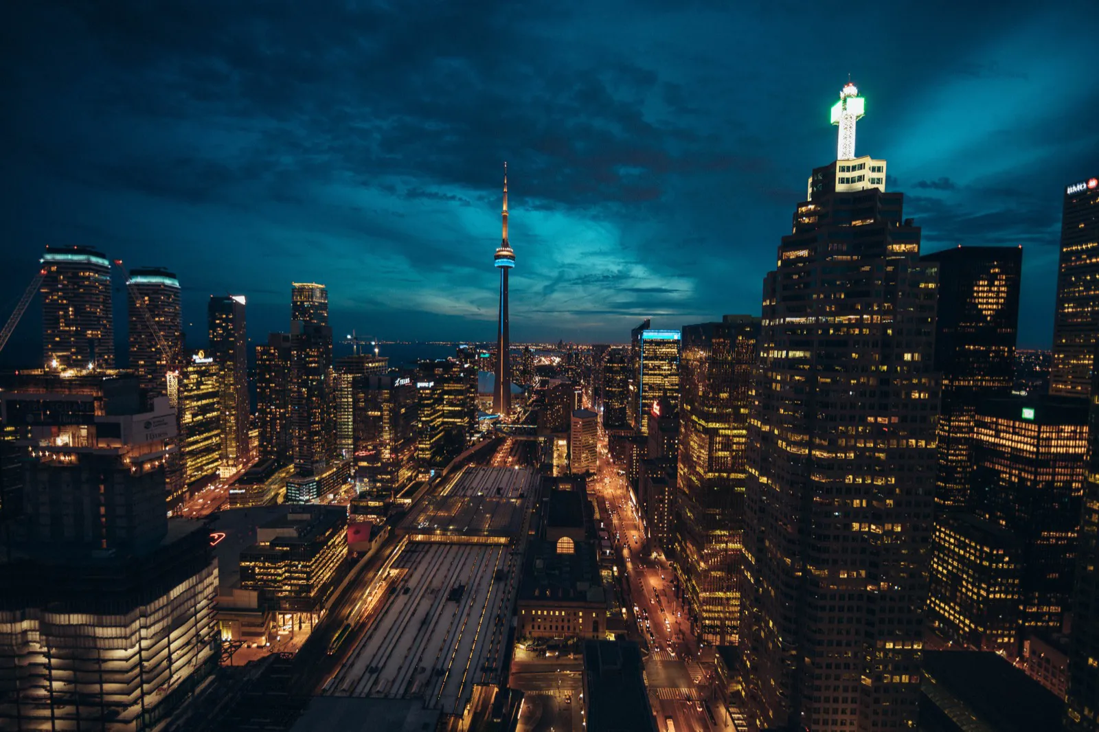 A generic depiction of the city